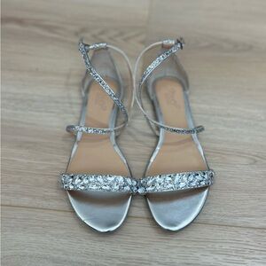 JEWEL BADGLEY MISCHKA
Osome Embellished Flat Sandals Size 8